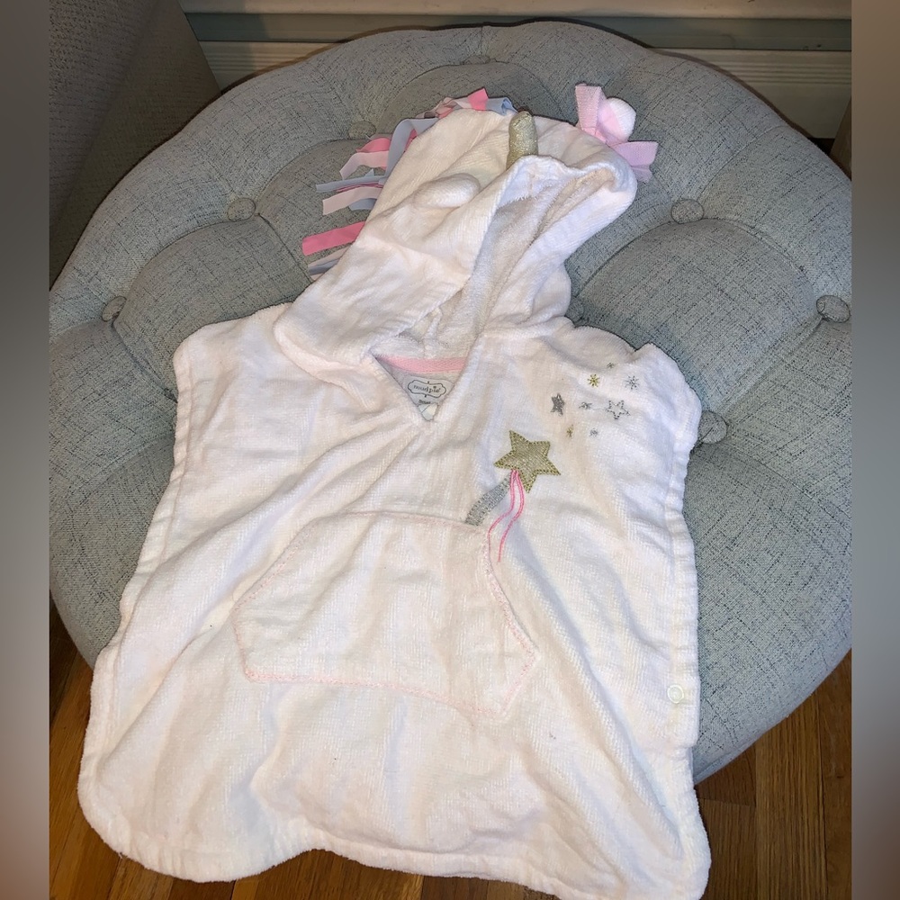 Mudpie Unicorn Baby Beach/Pool Towel Coverup